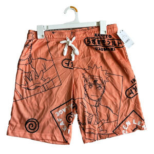 Naruto Uzumaki SLEEP Shorts Orange men's Small with tags brand new